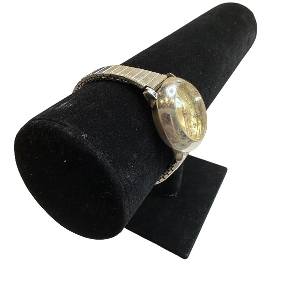 Infinity Wristwatch Womens Elastic Band Quartz Stainless Steel Japan Vintage - Picture 3 of 7